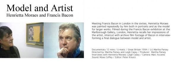 Henrietta Moraes and Francis Bacon