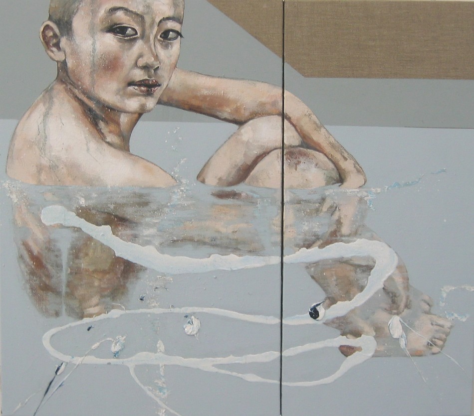 boy in pool