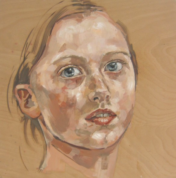 lily on wood